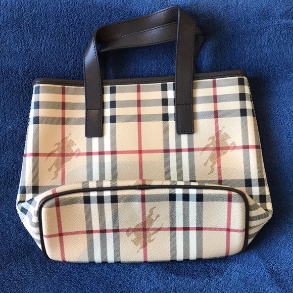 Classic Burberry Check Mini Tote - Picture 2 of 8